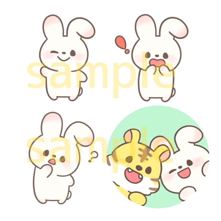 ゆるかわいい動物アイコン描きます お気に入りの動物であなたのオリジナルアイコンを作りませんか？ イメージ5