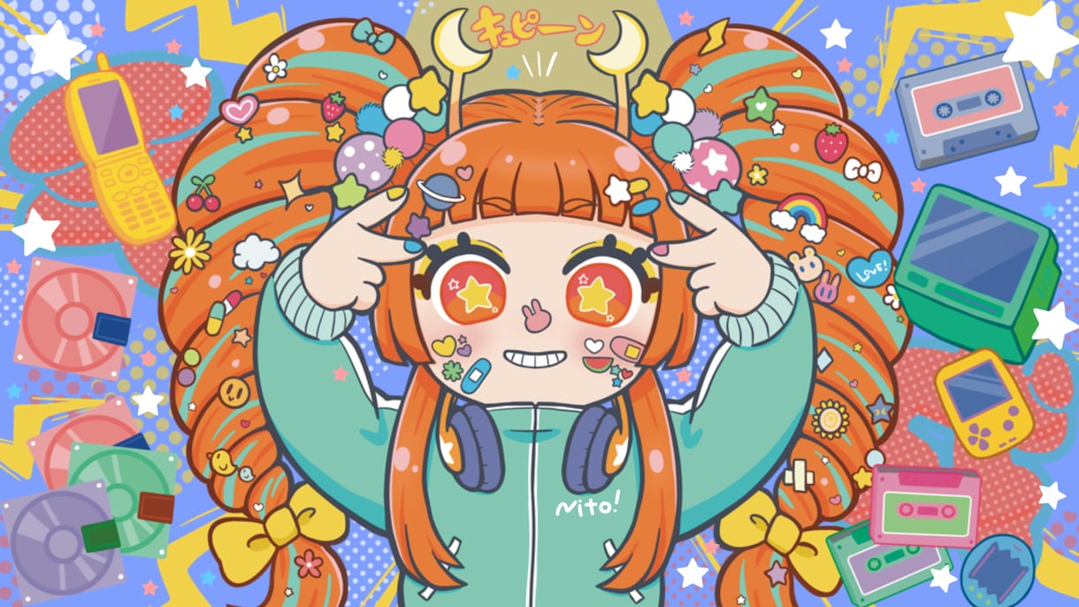 もちもちかわいいイラスト描きます CDジャケット、MV、Vtuber、プレゼント絵などなど！ イメージ3