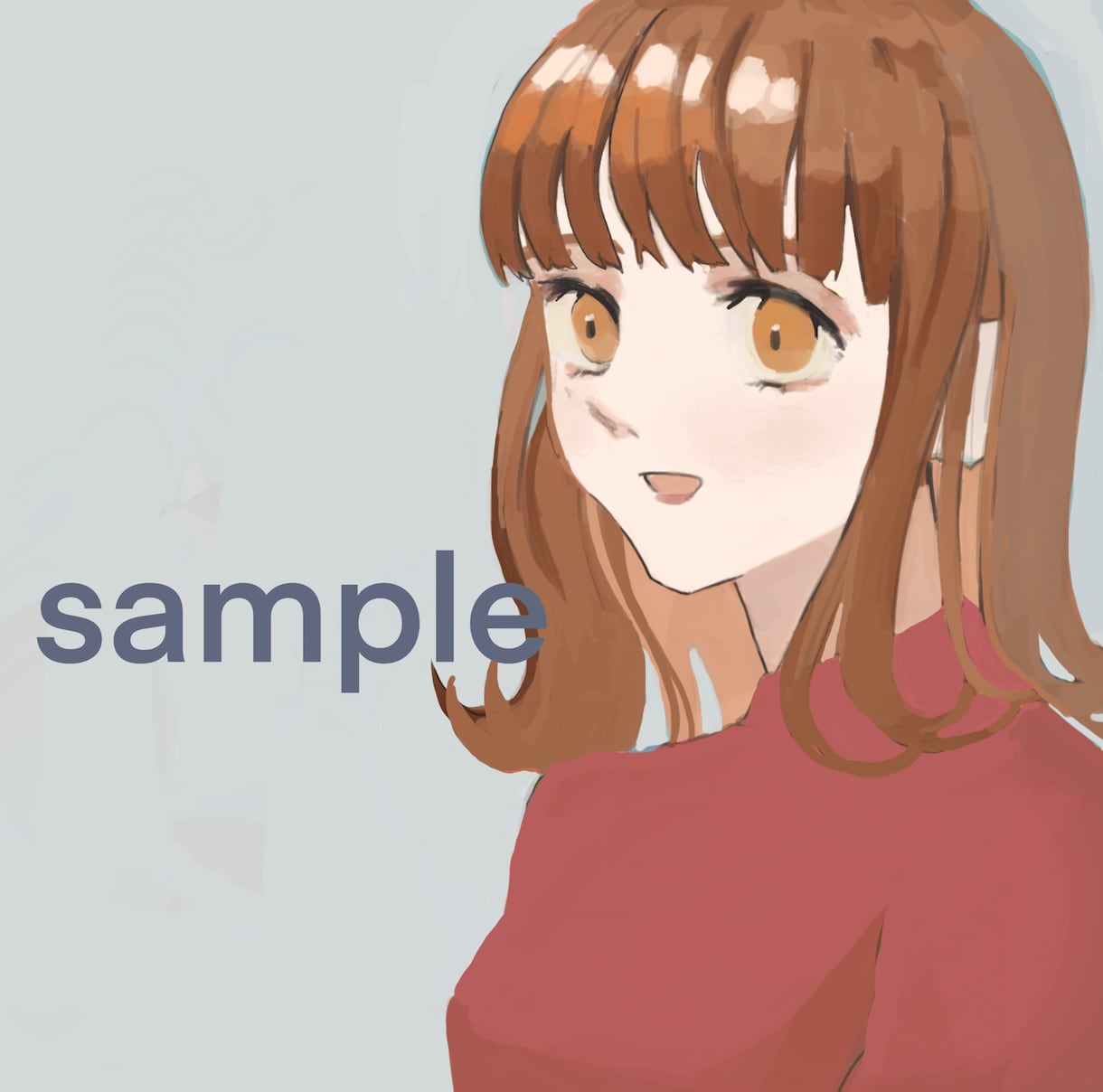 SNS用の可愛い女の子のアイコンを描きます 外国風ちっくなレトロ可愛い女の子！ イメージ4