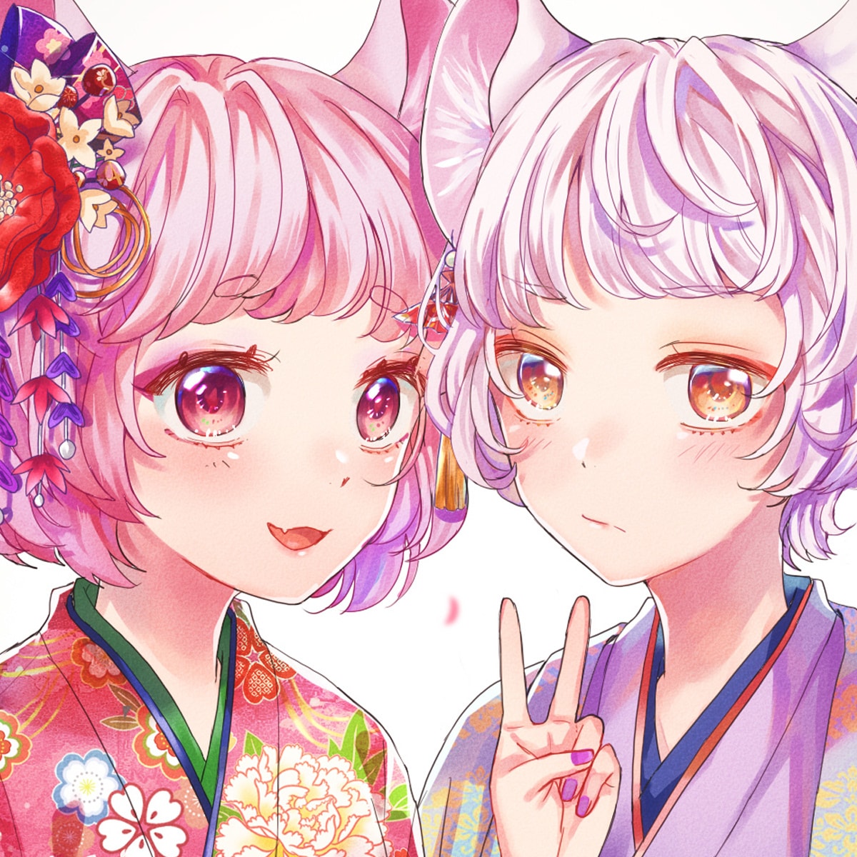 ＳNSアイコン描きます かわいい女の子、かっこいい男の子はもちろんデフォルメも可！ イメージ1