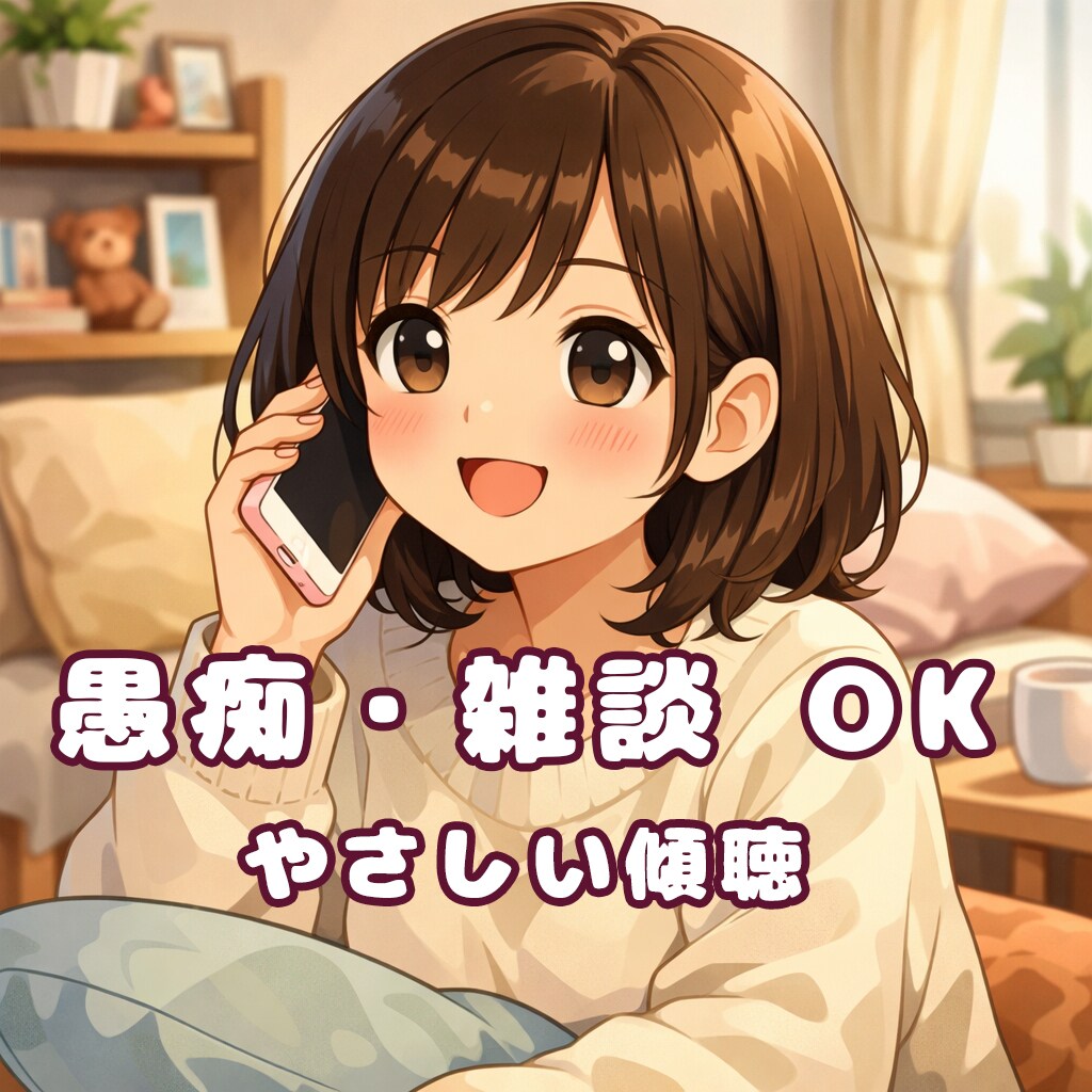 心に抱えているお悩み、丁寧にお聞きします ひとりで抱えてる気持ち、ここで少し吐き出してみませんか？ イメージ6