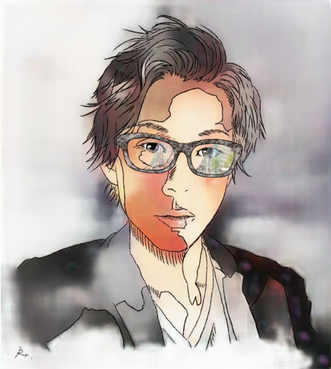 人物画を鉛筆タッチの水彩画にて描きます 手書きイラストデータを写真からイラストにて作成致します＾＾ イメージ5