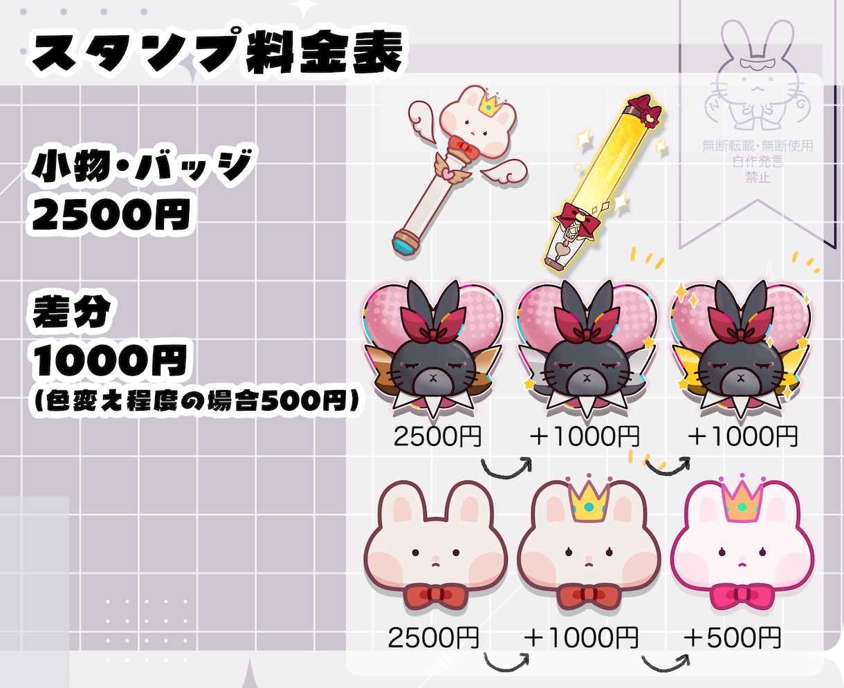 商用利用費込み！かわいいキャラスタンプ制作します 商用利用込み！簡単頼みやすい、お得なセット価格！ イメージ4