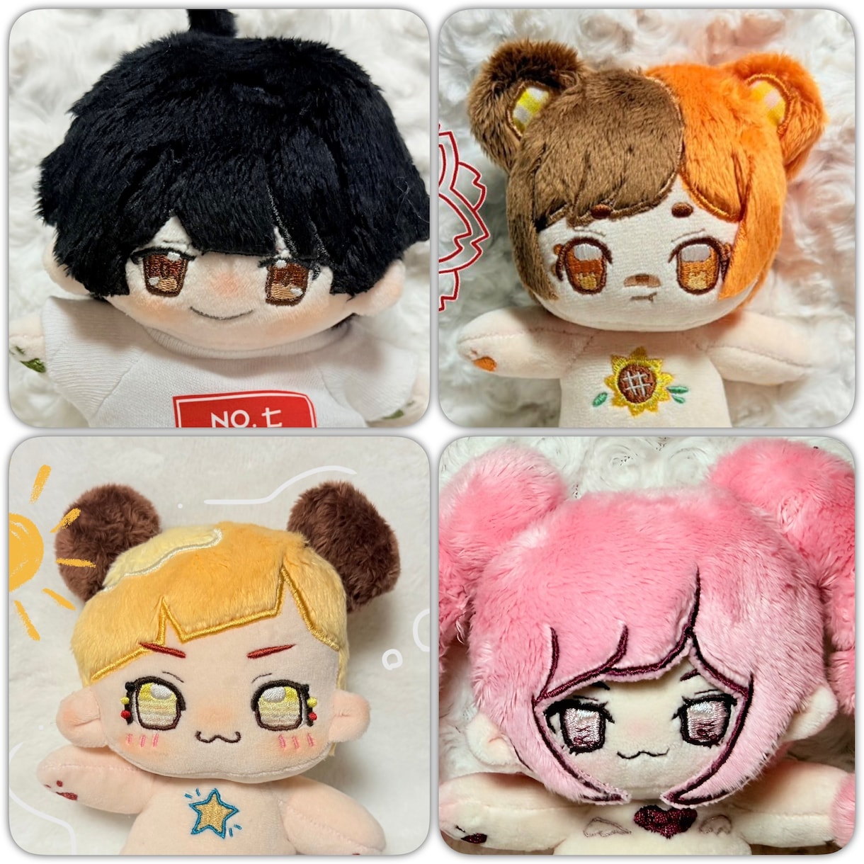 お洋服オプションもご用意！あなただけのぬい作ります あなたの素敵な創作キャラ、顔刺繍の可愛いぬいにしませんか？ イメージ1