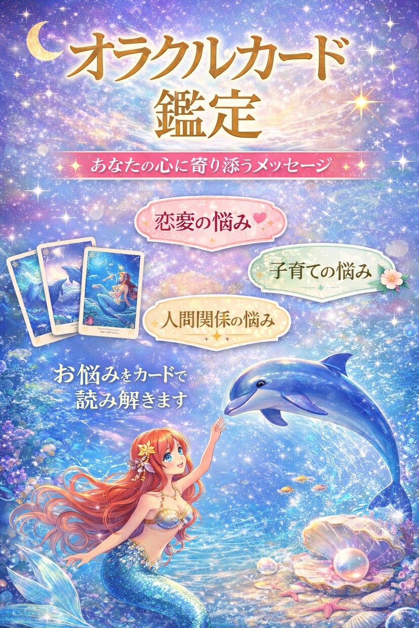 オラクルカードで鑑定します ひとりで悩まないで。カードが導きます イメージ1