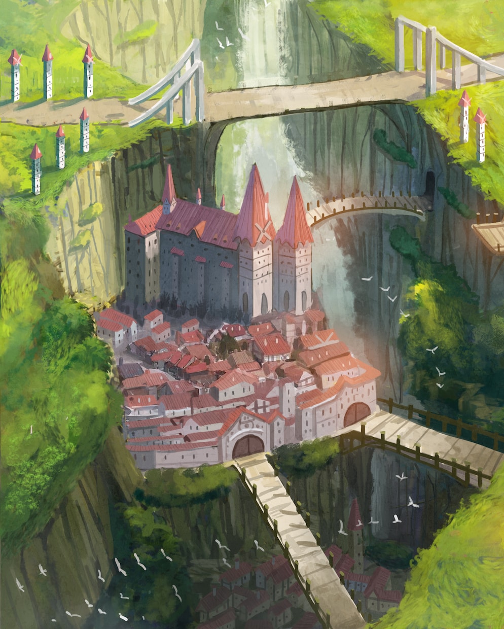 背景や風景イラスト制作いたします 背景や風景などのイラスト制作いたします。 イメージ5