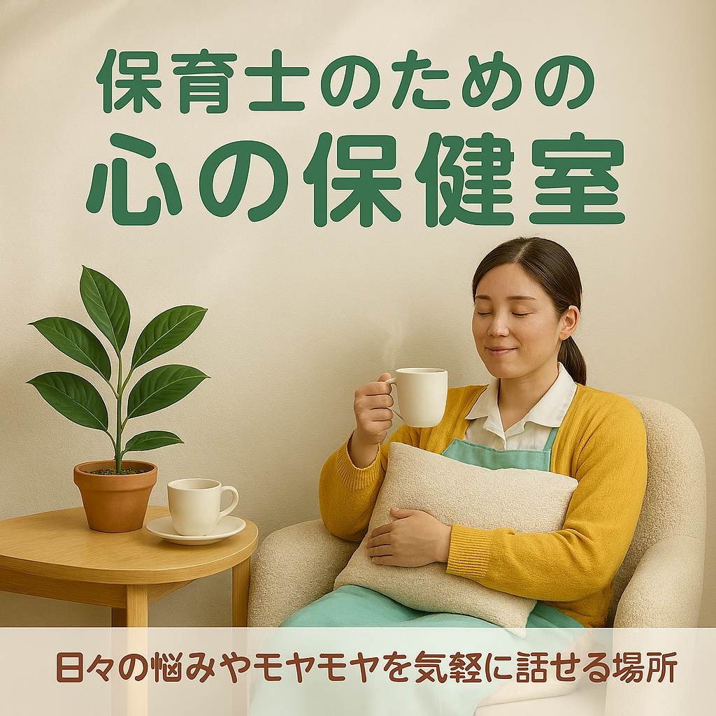 保育士が本音を話せるお悩み相談室★お話聴きます 人間関係から保育の工夫まで氣軽に相談。保育を楽しくする時間を イメージ1