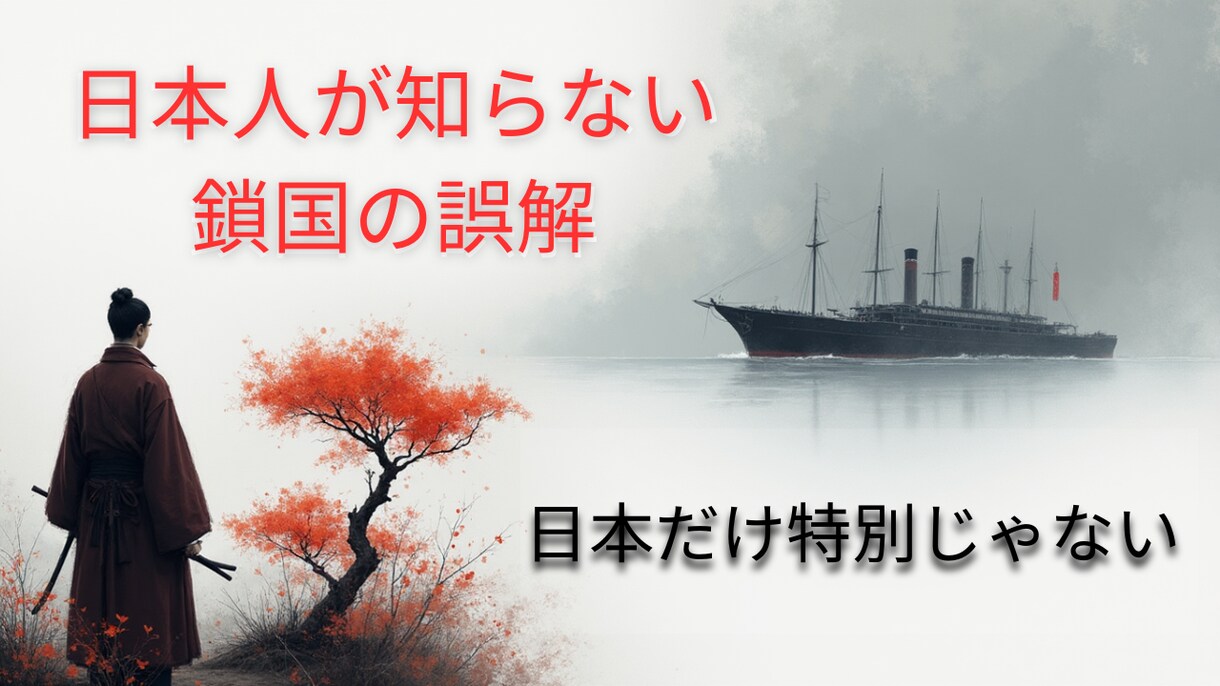 歴史・雑学系向けの上品なサムネ制作します 歴史・雑学動画に最適な上品サムネを制作 イメージ1