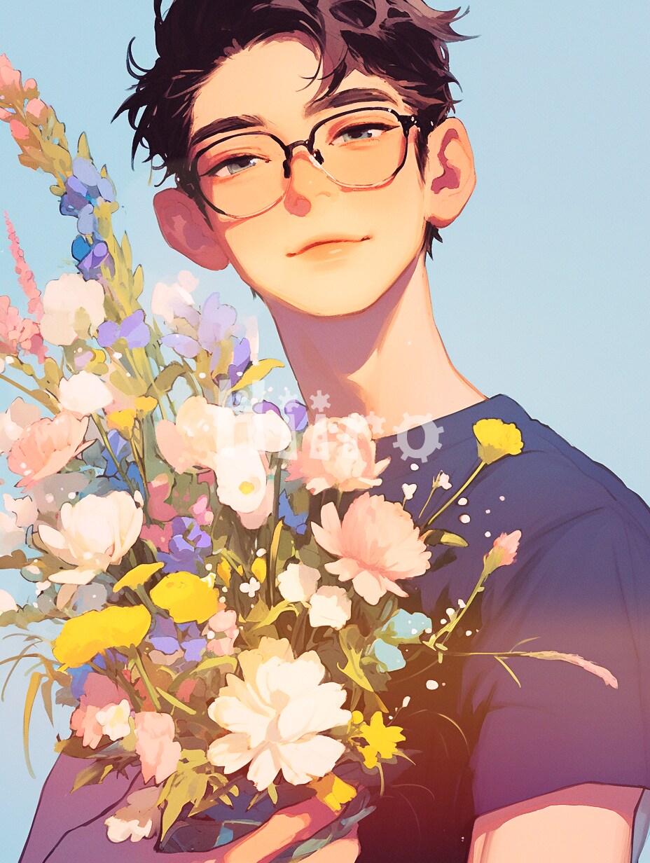 共感覚で感じた“あなたの色”を花束artで届けます お名前から感じ取った“あなたの色”をAIartでお届けします イメージ9