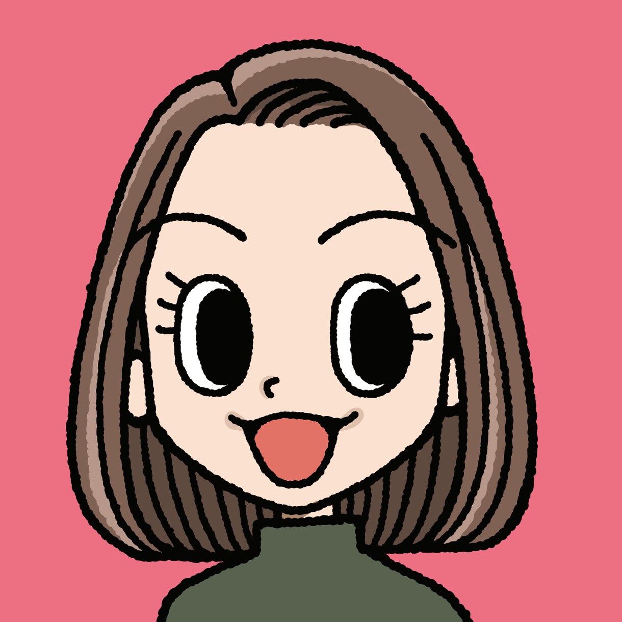 シンプルPOPなアイコン描きます 名刺や各種SNSなどに！プレゼントにも★商用・2次利用OK! イメージ1