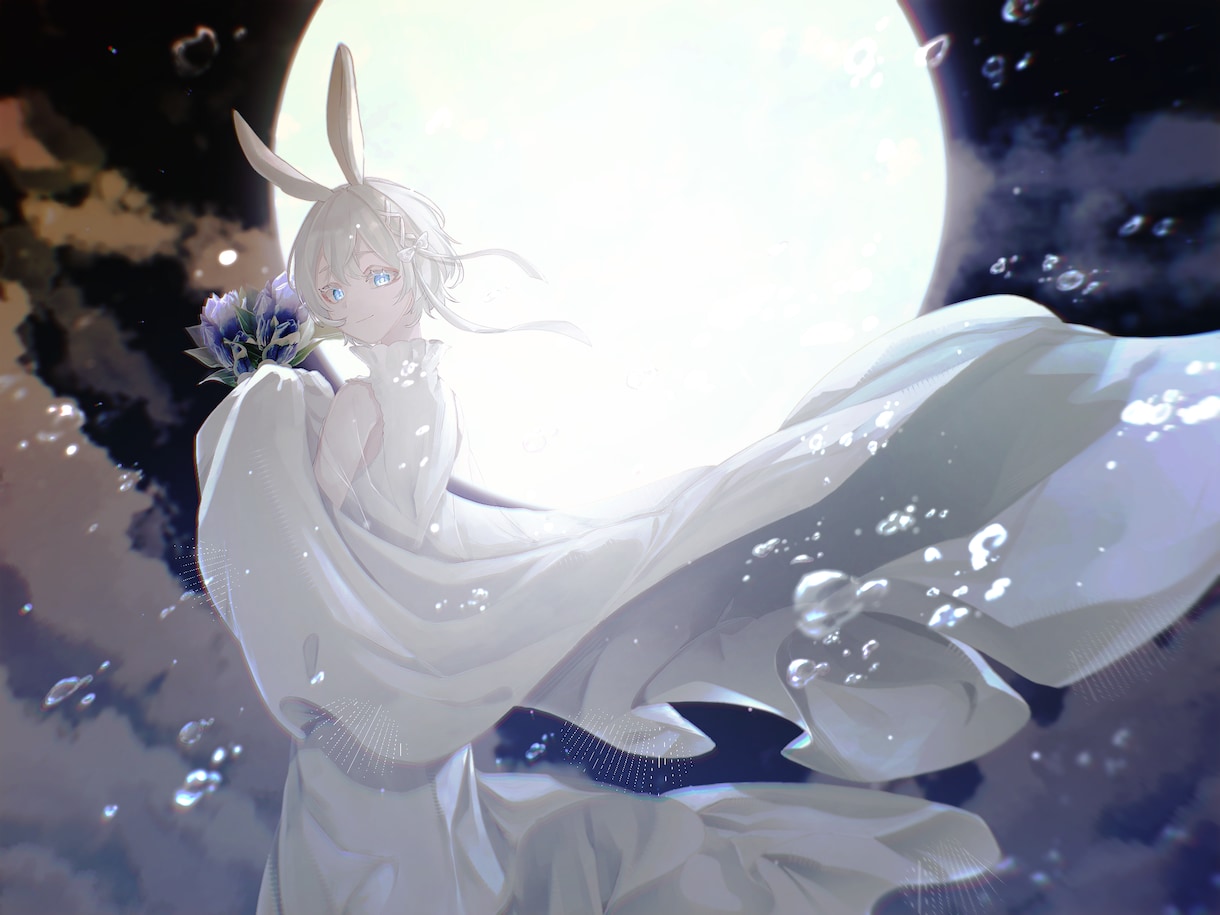 透明感と光を大切にキャラを描きます 厚塗りで描く、光と空気感あふれる一枚をお届けします イメージ1
