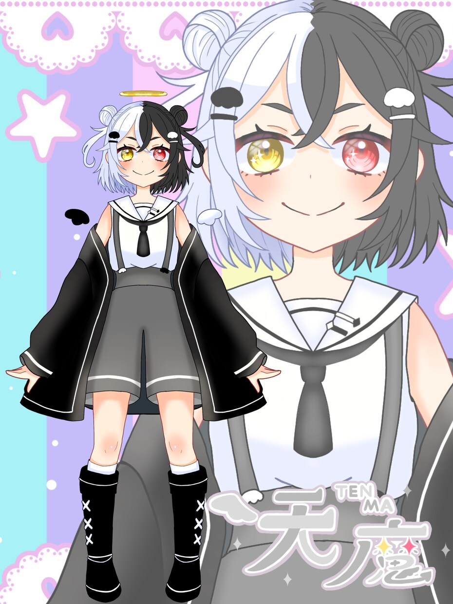 女の子のイラストや配信用立ち絵・描きます ふわふわ可愛いい女の子描きます！デフォルメキャラもOKです♪ イメージ2