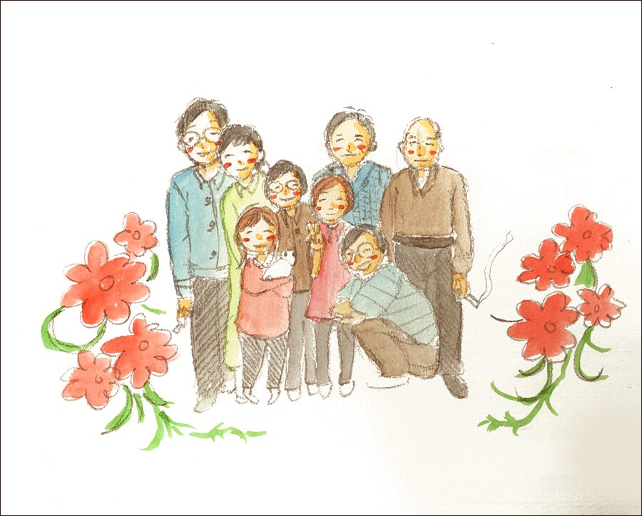 色褪せない大事な方々との幸せの一瞬の絵を描きます 優しい思い出を暖かい記憶と共にお届けいたします！ イメージ7