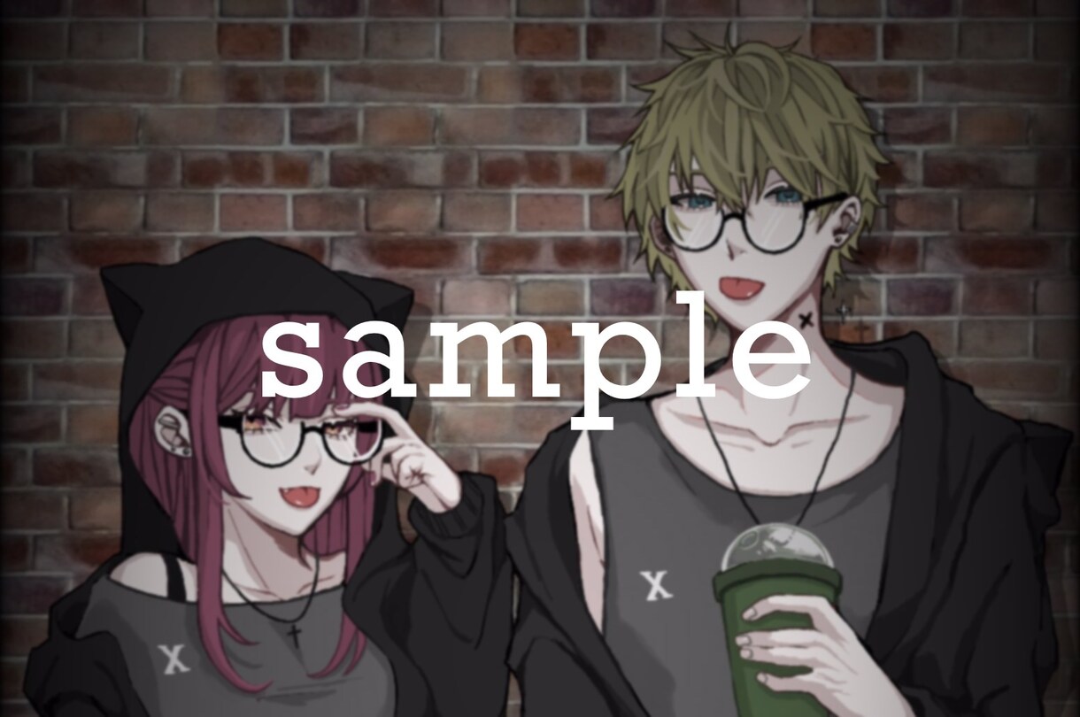 SNS用アイコン(またはヘッダー)を作成します 単体絵(※人外を除く)・夢絵(※)なんでも大丈夫です。 イメージ5
