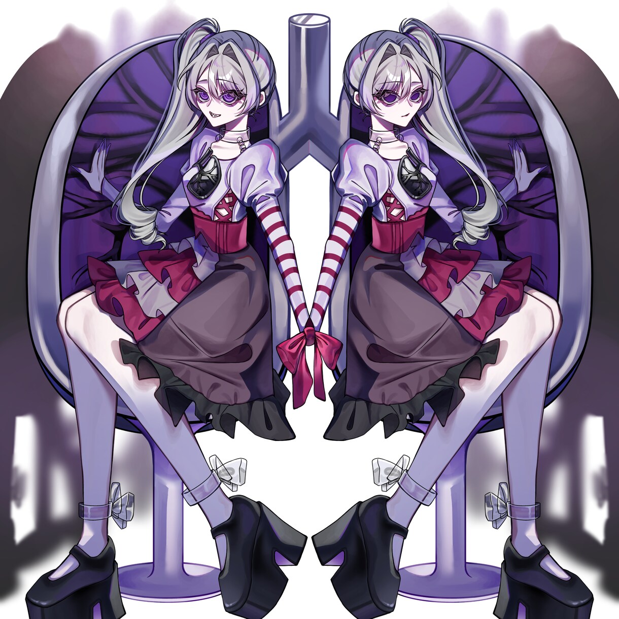 ダークな美しさで世界観あるイラストを制作いたします ダークファンタジー、サイコロジカルなどをお求めの方へ イメージ5