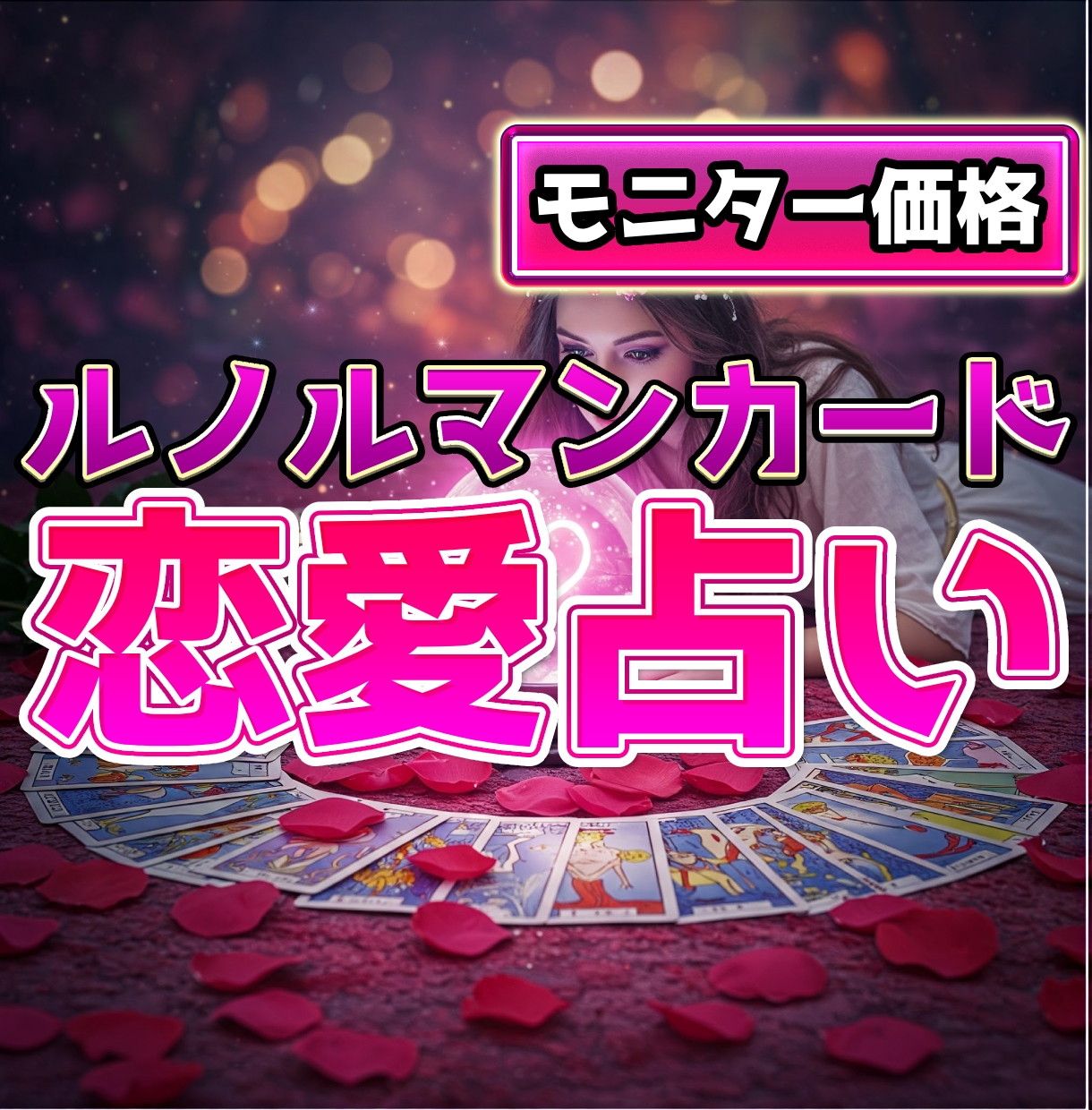 短時間OK❤ルノルマン×恋愛❤寄り添って占います ❤9/30までモニター価格❤悩みや迷いのあるあなたへ イメージ1