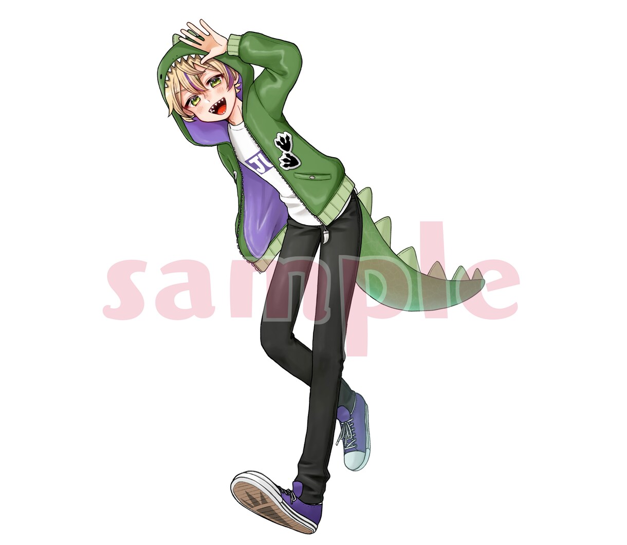 ほっぺが魅力的なかわいいイラスト描きます デフォルメも等身もお任せください！かわいく描きます！ イメージ10