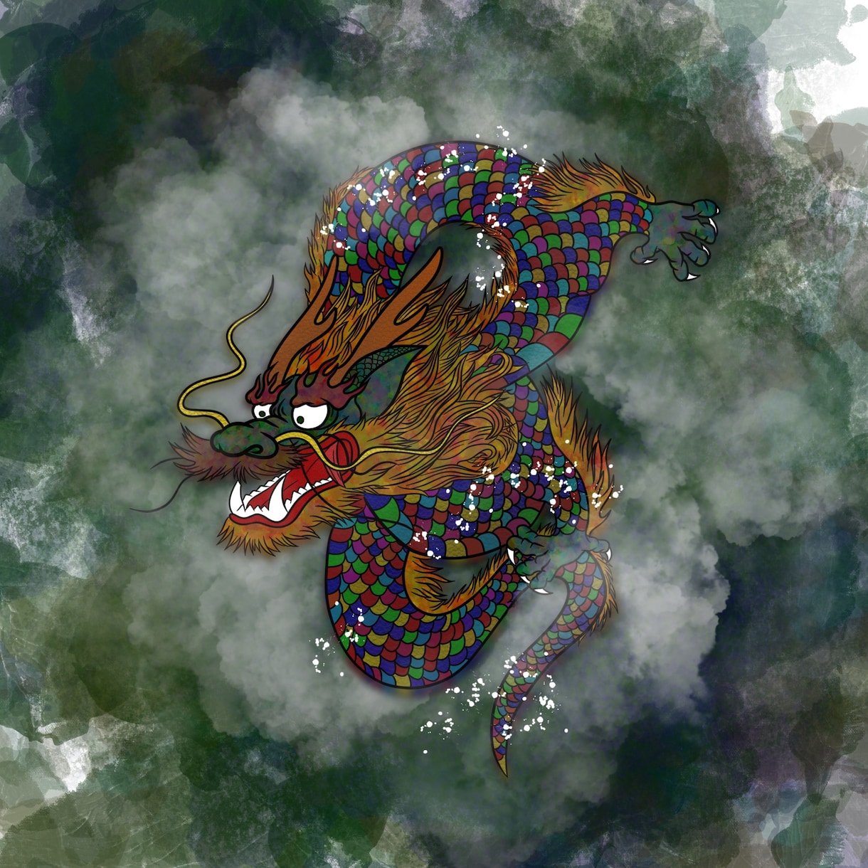 世界に1点しかないイラストを作成致します 動物や人物のもつイメージを色や模様に表現します！ イメージ5
