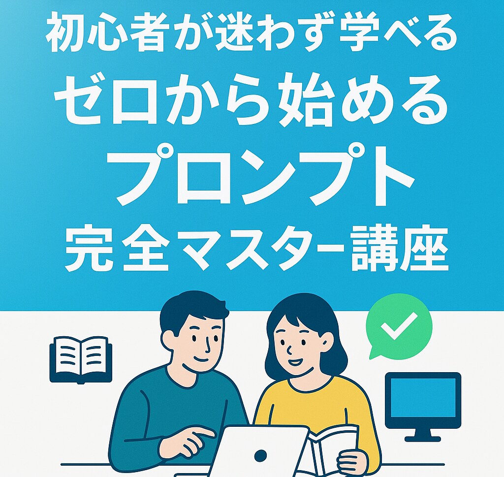 初心者向けプロンプトマスター講座動画 販売します 日本最大級のプロンプト研究所が監修！ イメージ1