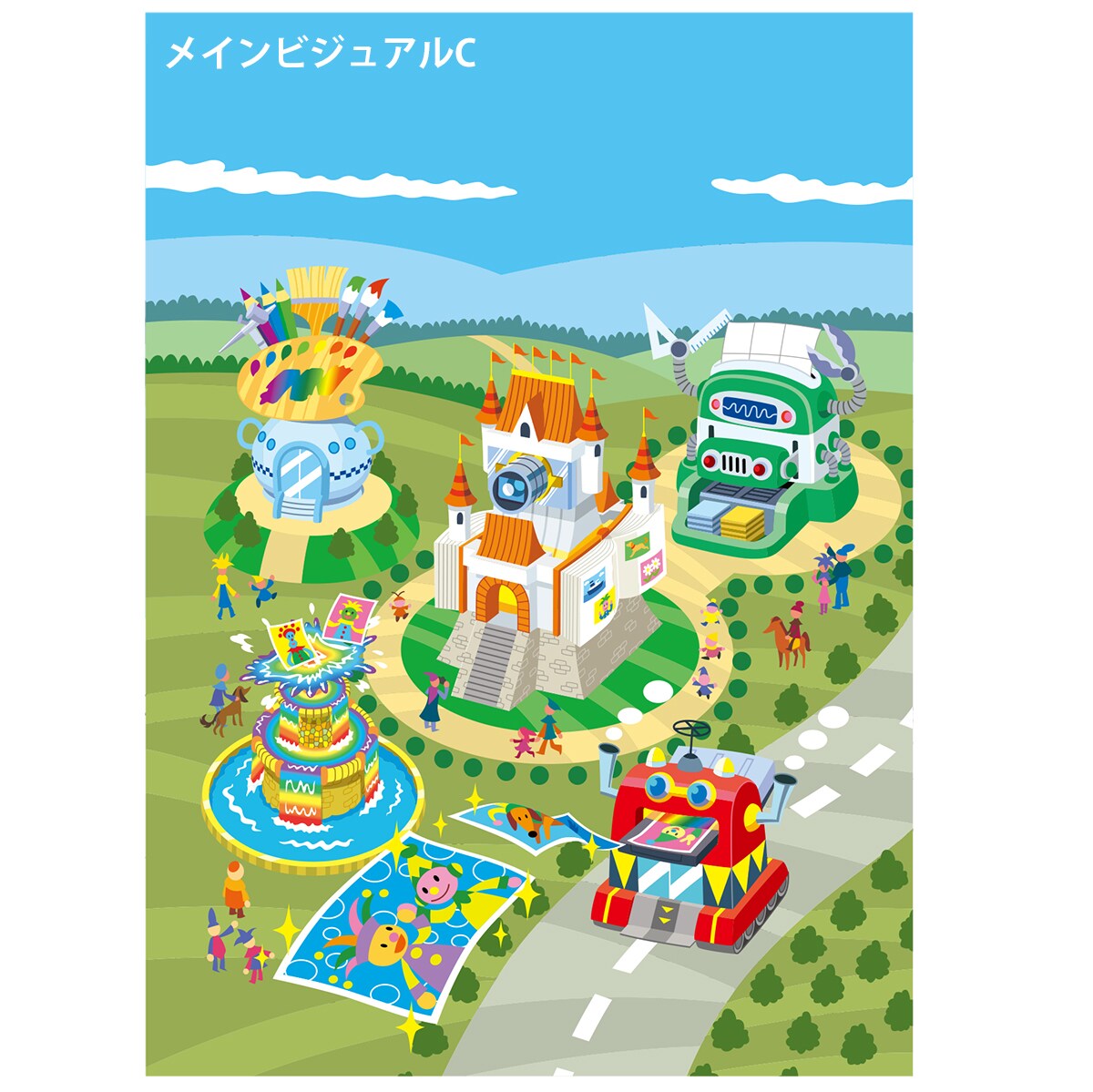広告・宣伝用！メインになるイラストお描きします リアルなイラストやユニークなタッチのビジュアルをお届けします イメージ3
