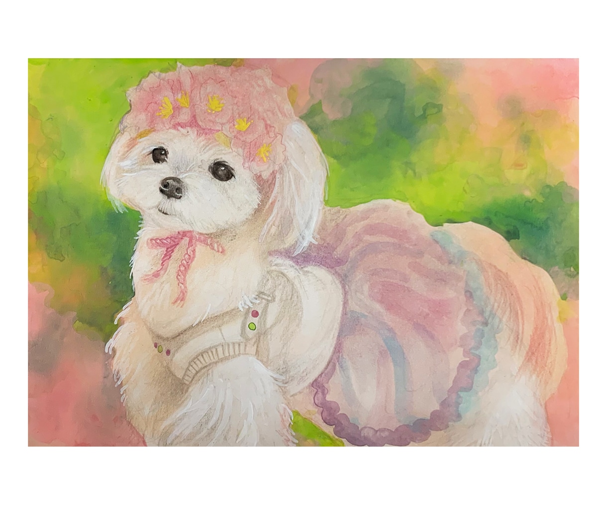 配送可♪写真をもとにペットイラストお描きします リアルからデフォルメまで！コスチュームありで記念にも。 イメージ1
