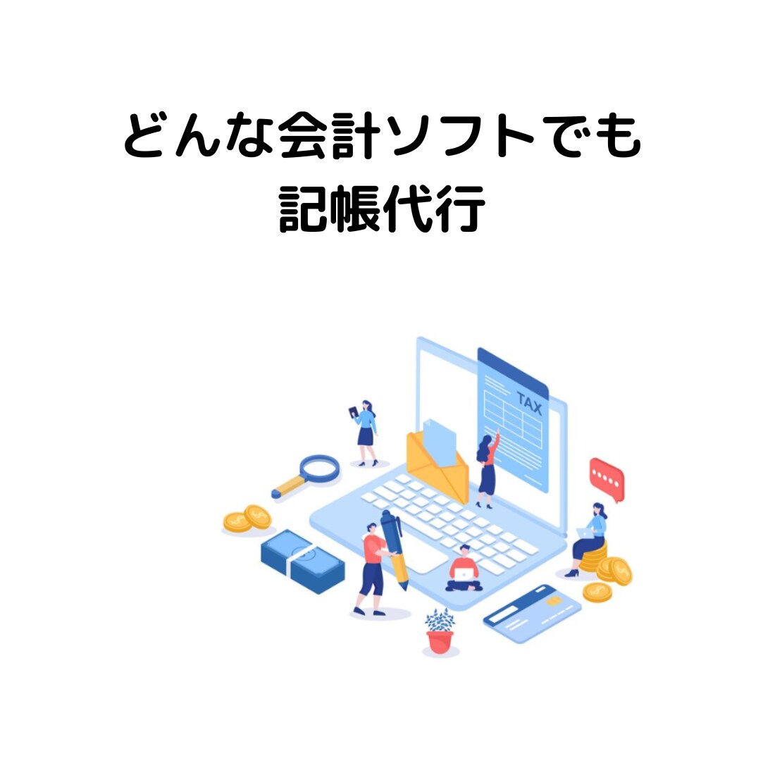 どんな会計ソフトでも記帳代行します 経理のスペシャリストが困ったときにすぐに対応します。 イメージ1