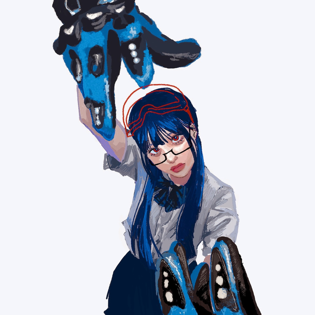 SNSアイコン等のイラストを制作します リアルタッチからデフォルメまでok！ イメージ1