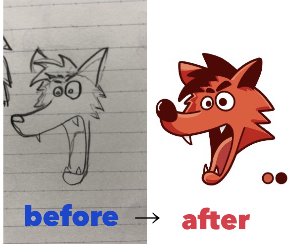 手書きイラストをデータ化します 安心のクオリティ！オプション多数で理想を形にします！ イメージ7