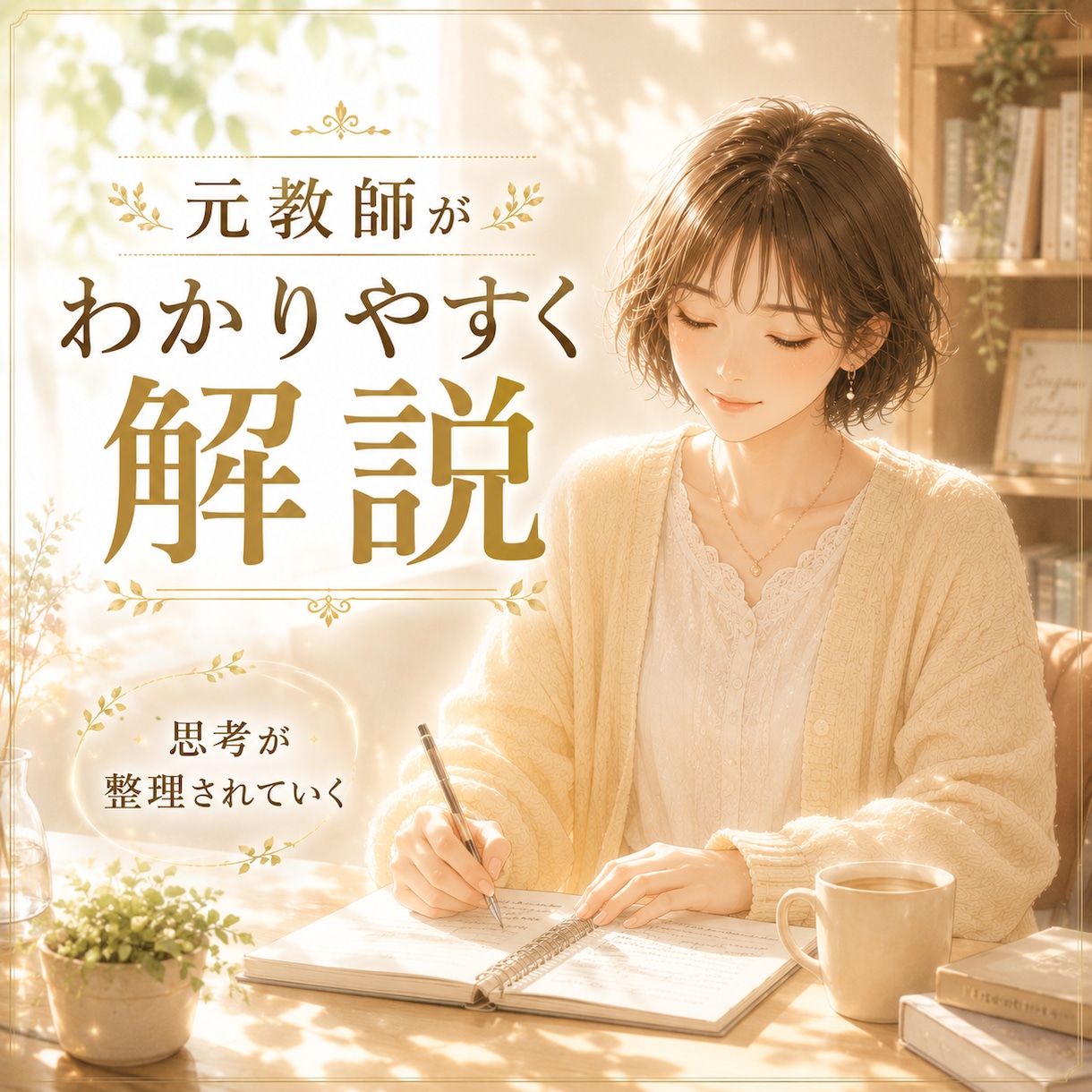 頭の中がすっきりするジャーナリングの方法を教えます 書くだけで心が整う、繊細なあなたのためのジャーナリング方法 イメージ1