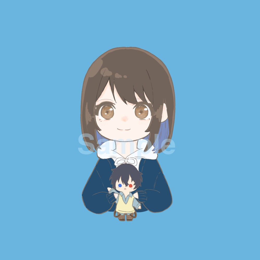 お手頃価格で！ゆるくかわいいアイコン描きます SNSで使えるあなただけのかわいいアイコンを作成致します。 イメージ3