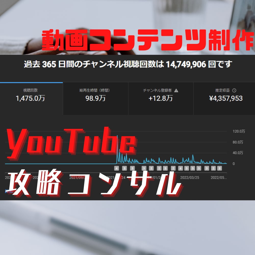総登録者36万人運営者YouTubeコンサルします 36万人登録の運用実績有・ディレクター通話アドバイスします イメージ1