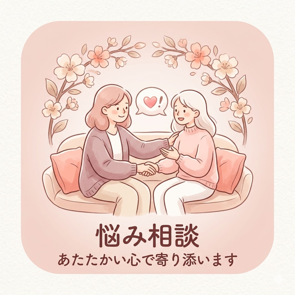 優しく寄り添い、モヤモヤ一緒に整理します 言葉にしにくい気持ちを一緒に整理するお手伝いをしています！ イメージ1