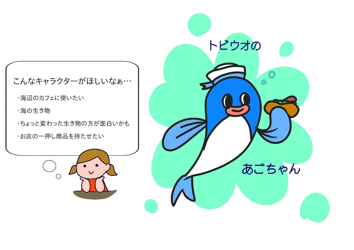 マスコットキャラクター作成します ちょっと変わった動物でもOK☆むしろ動物じゃなくてもOK☆ イメージ2