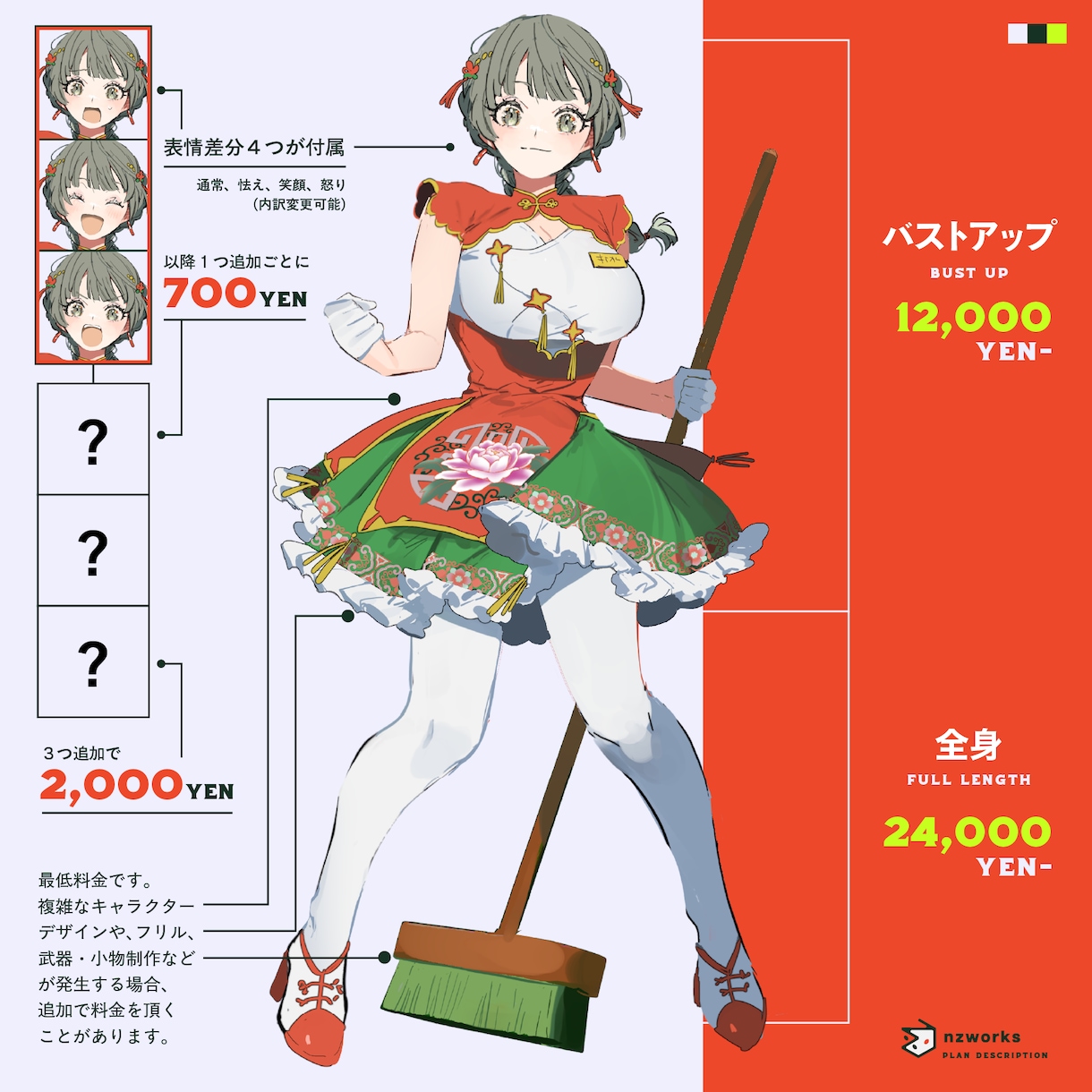 TRPG等に使える立ち絵イラストを制作します TRPG、ゲーム、動画等でご利用頂けます！ イメージ2