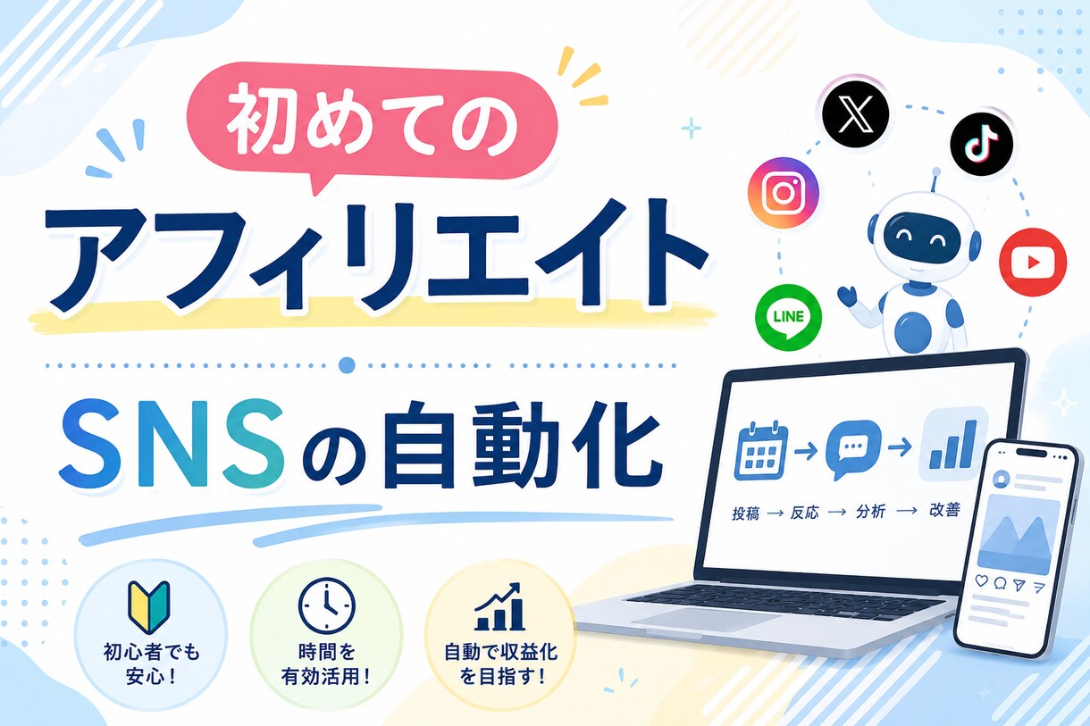 SNSやアフィリエイトの自動化のやり方教えます 超初心者でもすぐできるやり方です！ イメージ1