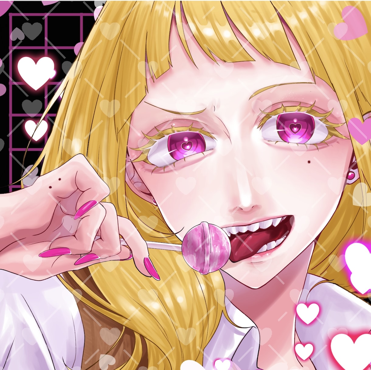 SNS用のアイコンイラスト作成します SNS等で使えるアイコンイラスト(顔メイン)を作成します。 イメージ2