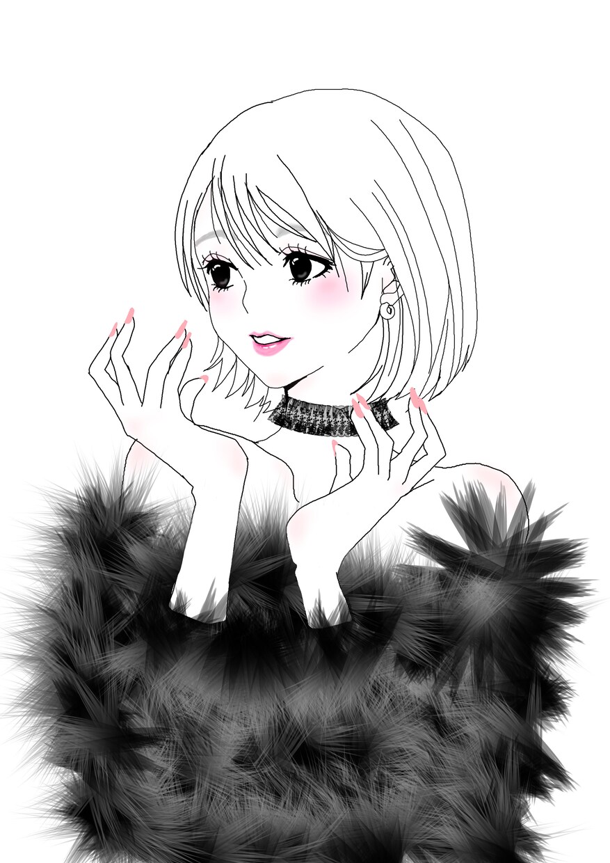 大人かわいいシンプルイラスト描きます シンプルで使いやすい大人かわいいイラスト描きます イメージ2