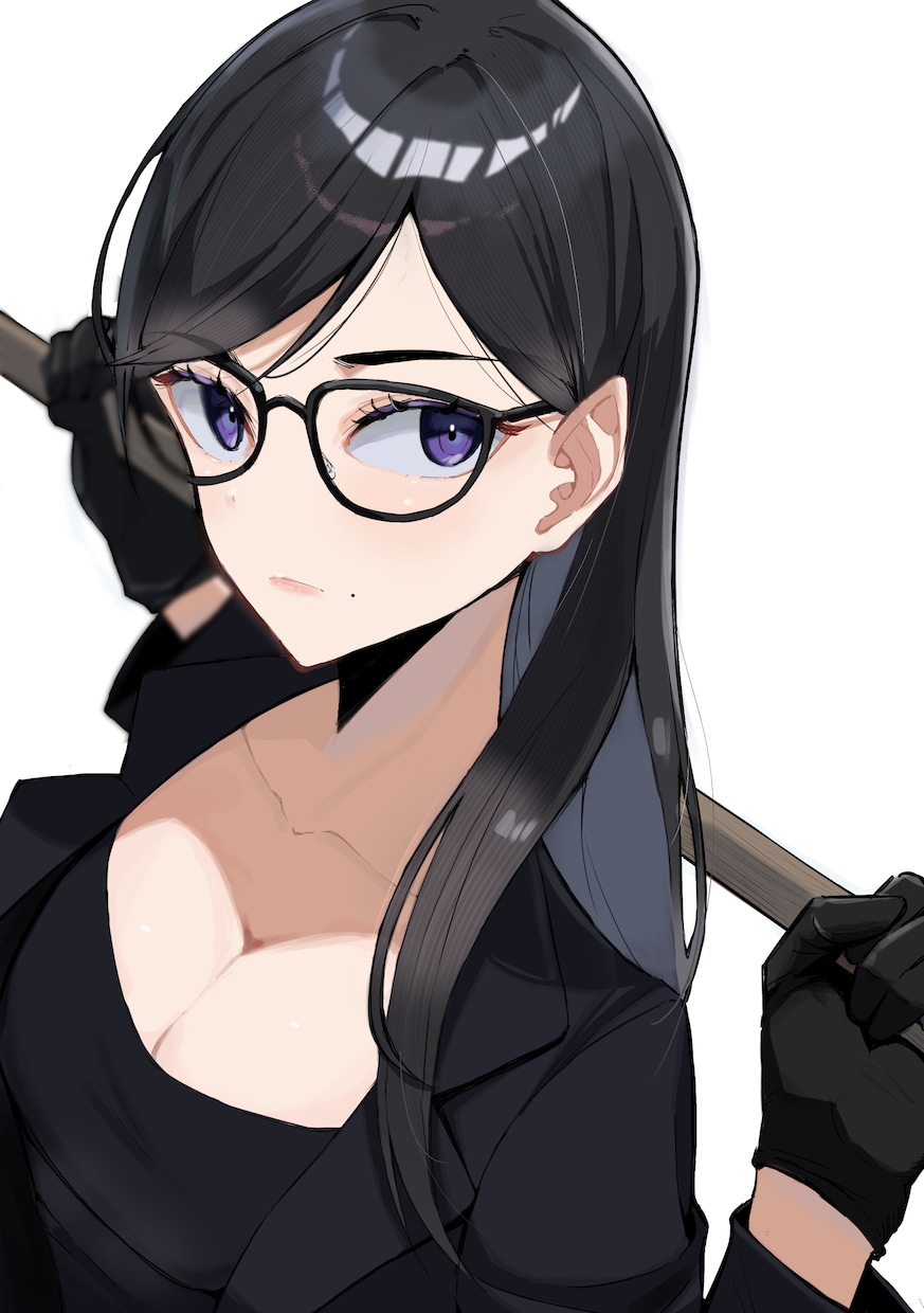 かっこいい系の女子を描いてます アニメ塗りに近いシンプルで飽きない塗り方 イメージ2