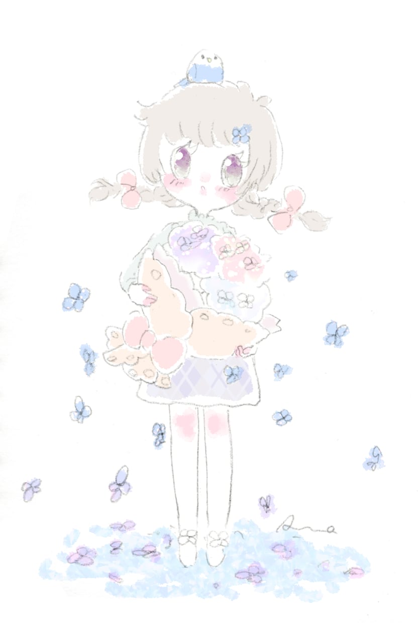 ほんわか可愛いイラスト描きます 独特のタッチでやわらかなミニキャラや小物を描きます イメージ4
