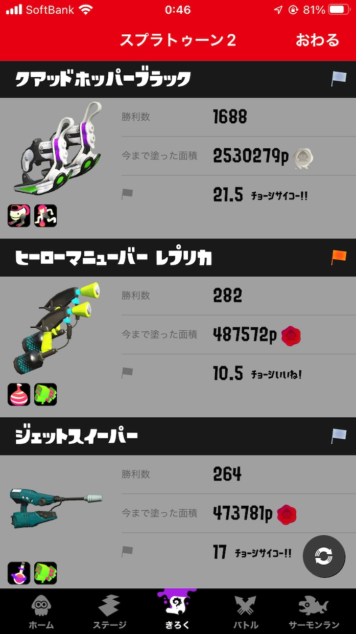 スプラトゥーン2で勝てない方々にアドバイスします クアッドホッパーで全ルールウデマエXだよっ！ イメージ2