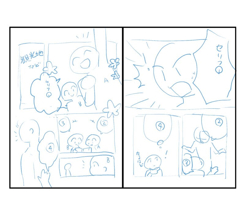 漫画を作りたい人に!漫画のネーム描きます 広告もストーリー漫画もお任せ!商用可!依頼にも使えます イメージ2