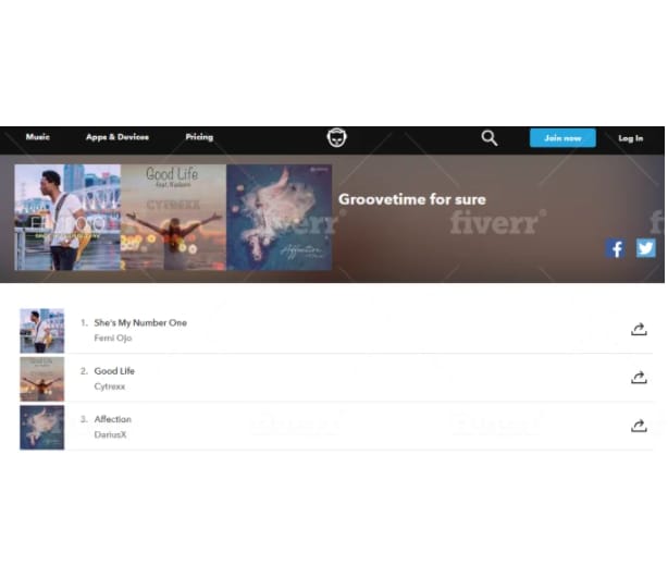 Apple Musicの人気プレイリスト追加します ランキング向上を目指し、効果的にプロモーションを実施。 イメージ8