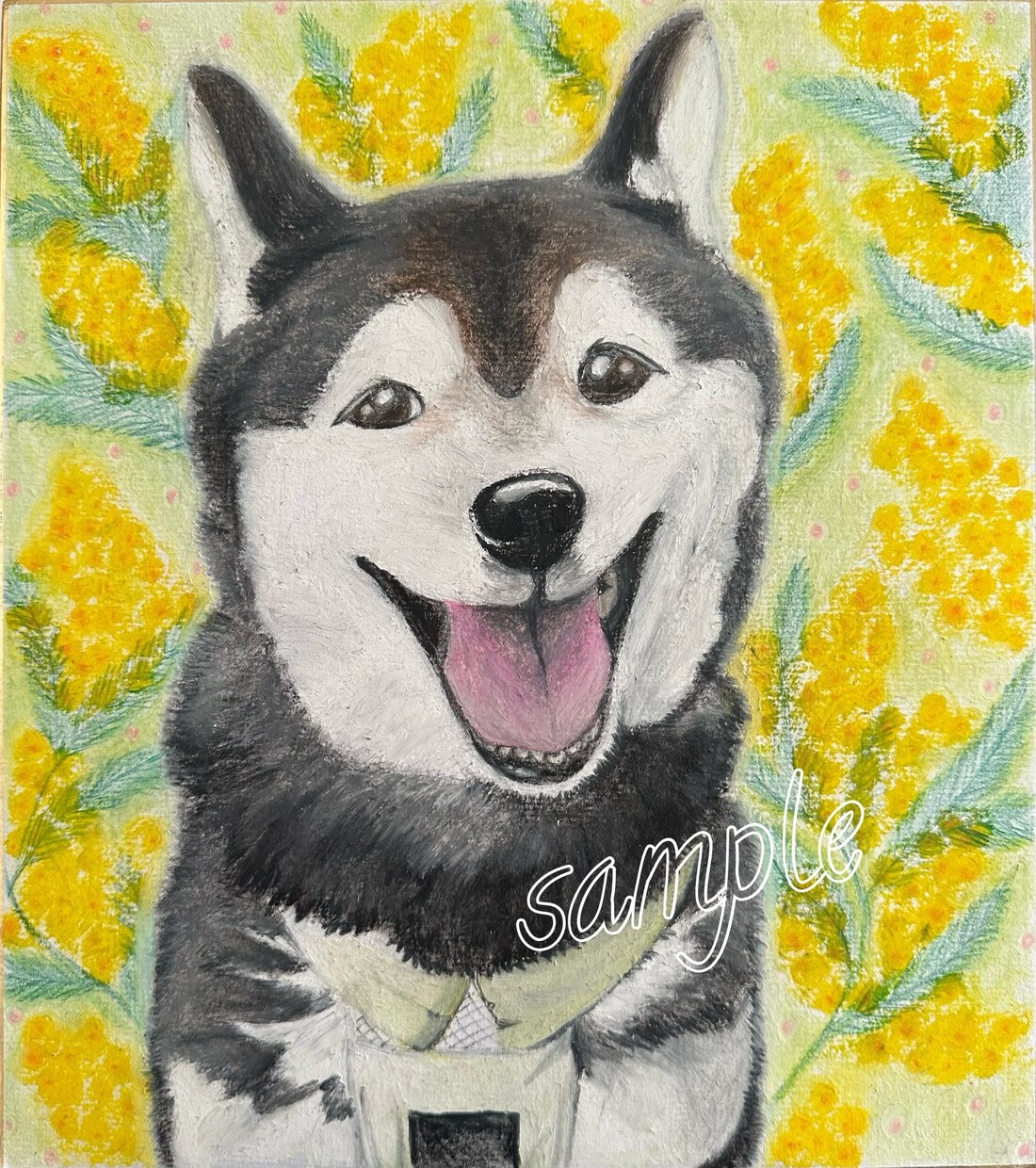 アナログ、デジタルどちらでも描けます 愛犬家のための世界に一つの愛犬似顔絵♡ イメージ2