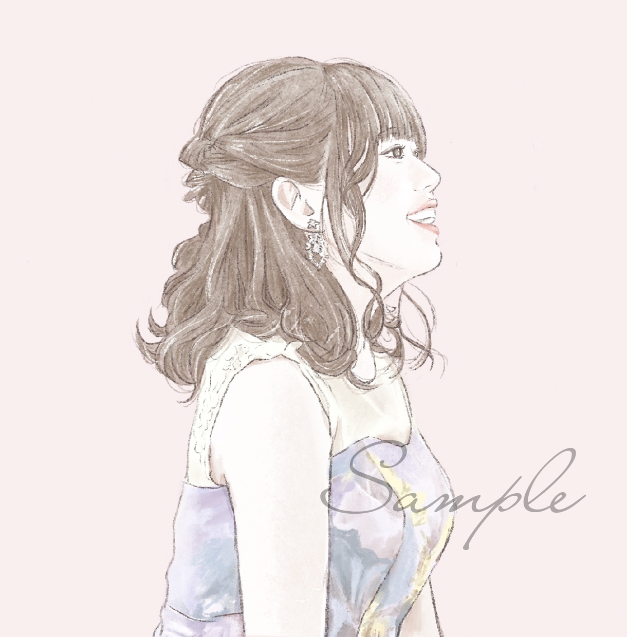 ふんわり柔らかい似顔絵をお描きします アイコン・挿絵・プレゼントなど イメージ3