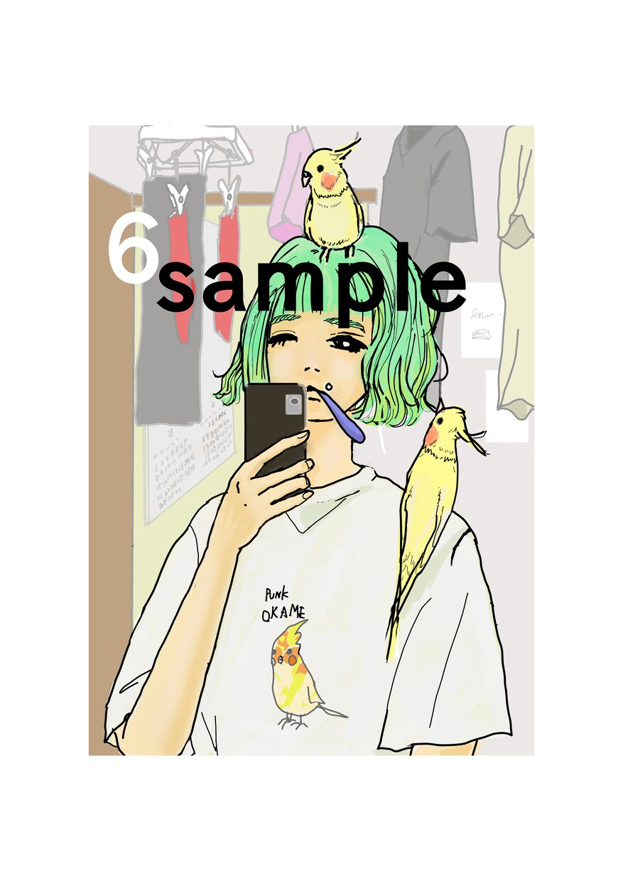 新作♡かわいい女の子のイラスト販売します 完成イラストからお好きなイラストをお選びいただけます！ イメージ7