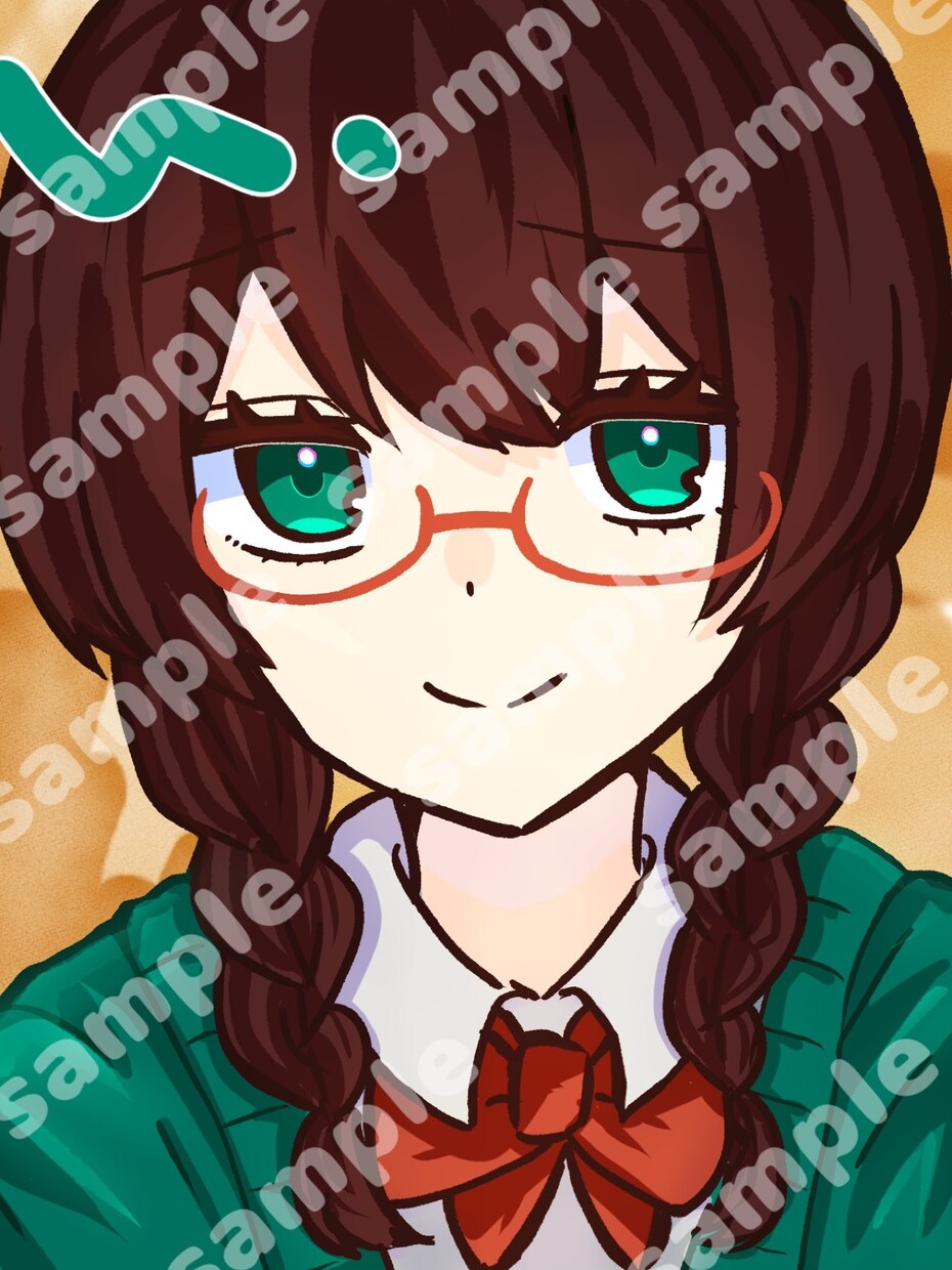 SNSアイコン描きます 彩度高めのパキッとした絵柄でアイコン描きます！ イメージ2