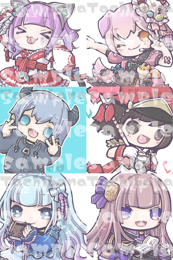 SDキャラのイラスト制作します 商用可◎動画や配信、SNS、グッズなど幅広くご使用頂けます イメージ7