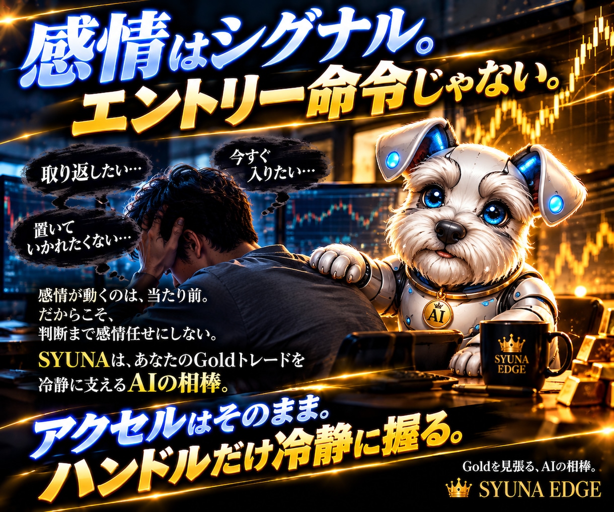 ゴールドの超高性能AIインジをご提供します Goldトレードで頼れる相棒。それがSyunaAIです。 イメージ9