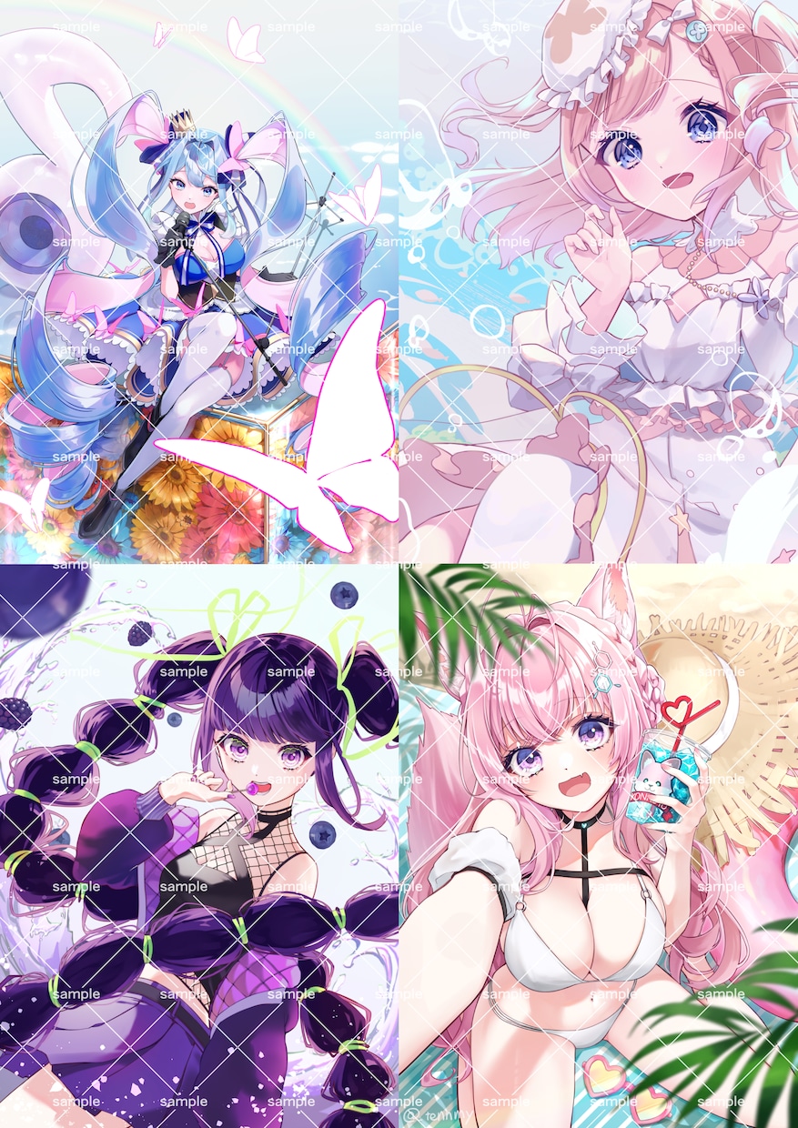 高品質！◆かわいい＆綺麗◆魅力的な一枚絵描きます ハイクオリティなイラストが欲しい方！推しのお祝いイラストにも イメージ6