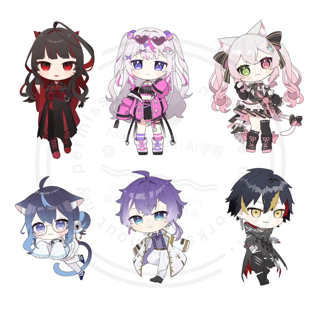 企業実績多数！SDキャラを描きます 可愛いミニキャラを制作します！ イメージ5